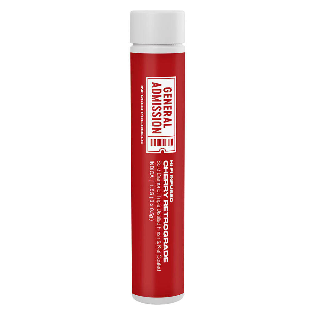 GENERAL ADMISSION CHERRY RTROGRDE (IND) INF PRE-ROLL  0.5GX3