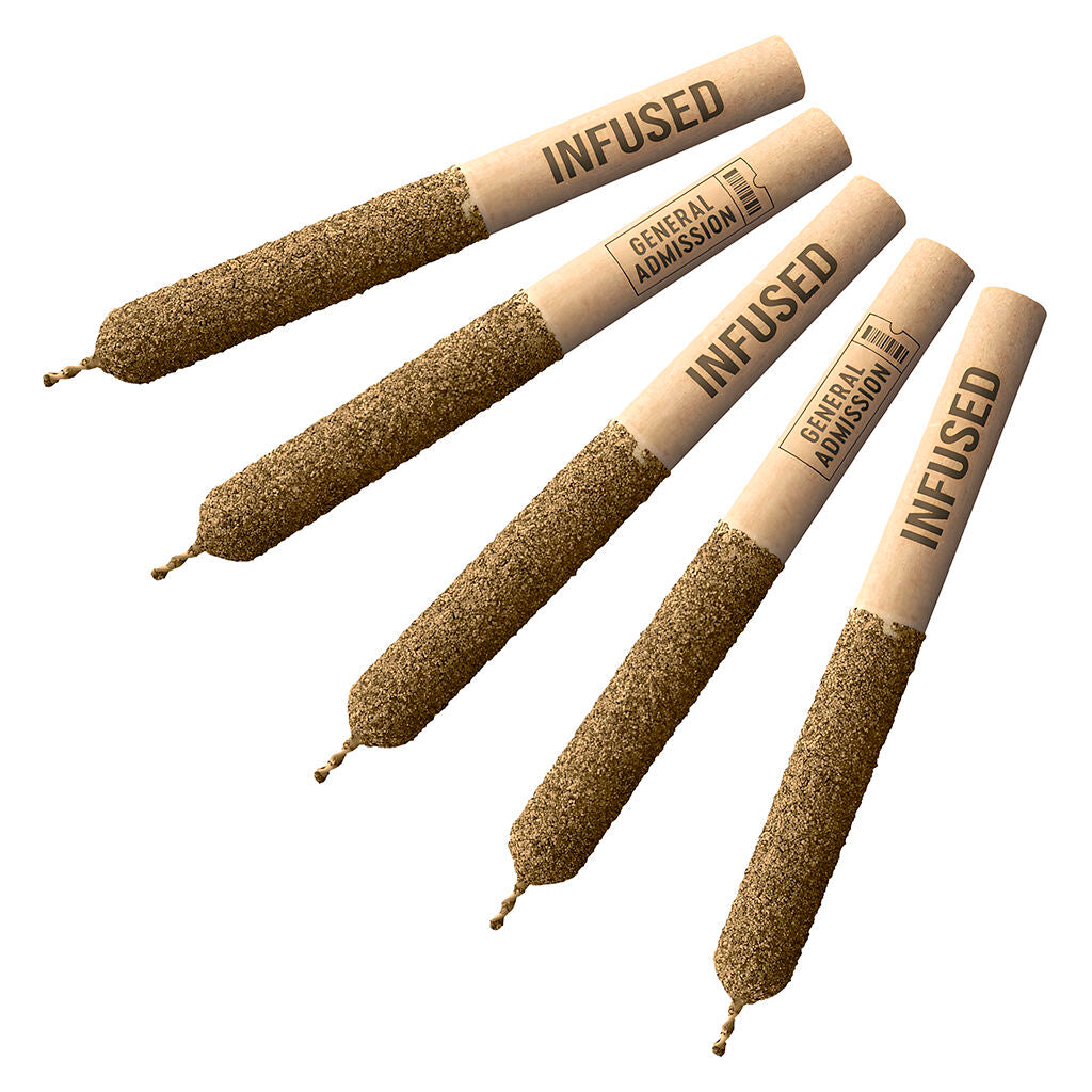 GENERAL ADMISSION PEACH RIZZ (S) INF PRE-ROLL - 0.5G X 5