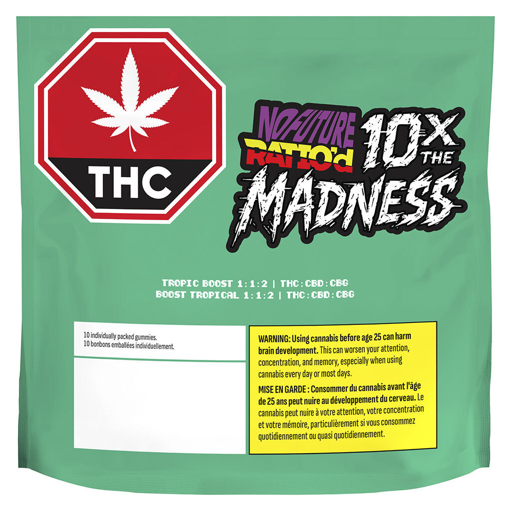 NO FUTURE 10X RATIOD TROPIC (S) CHEW 10:10:20 THC:CBD:CBGX10