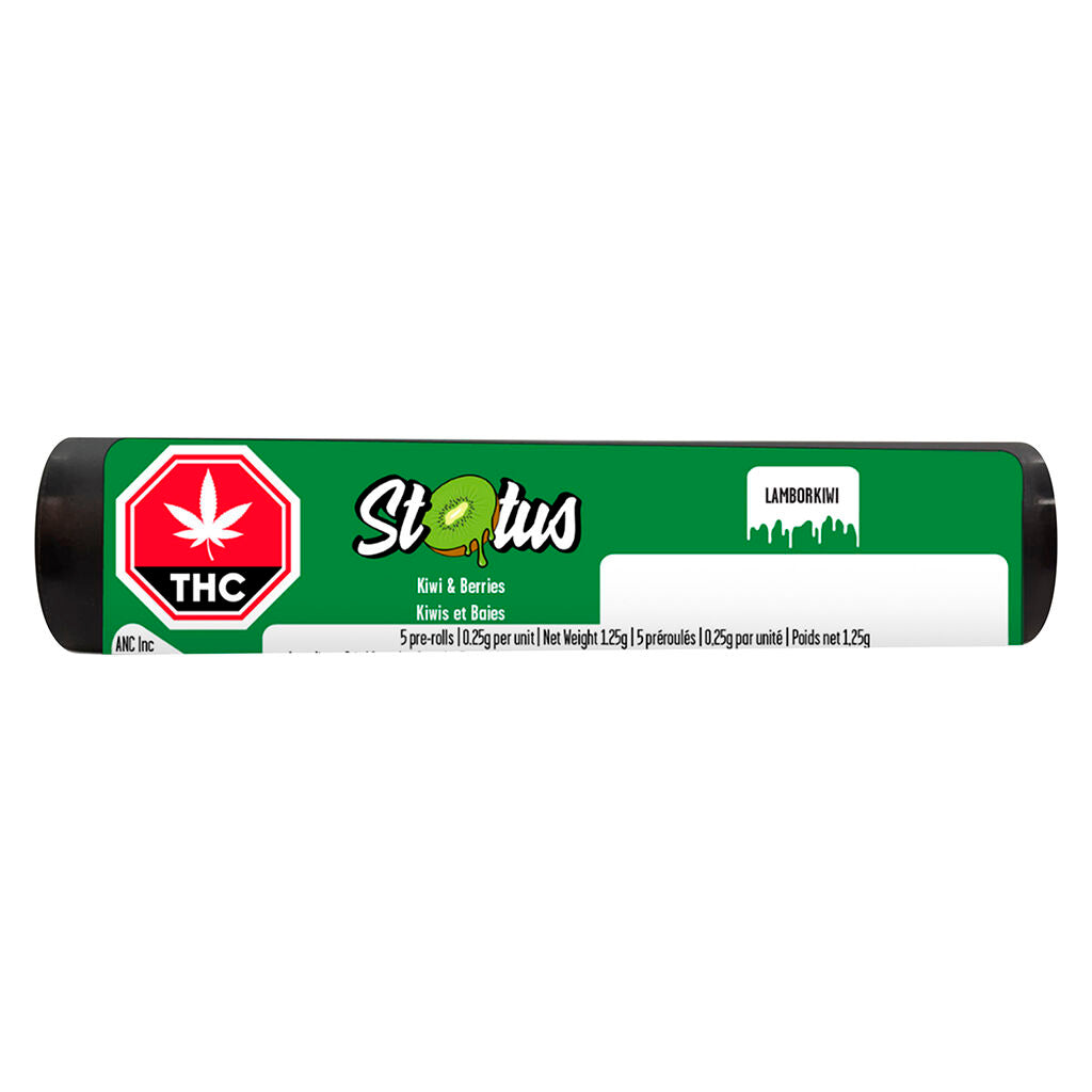 STATUS LAMBORKIWI LIQ DMND (IND) INF PRE-ROLL - 0.25G X 5