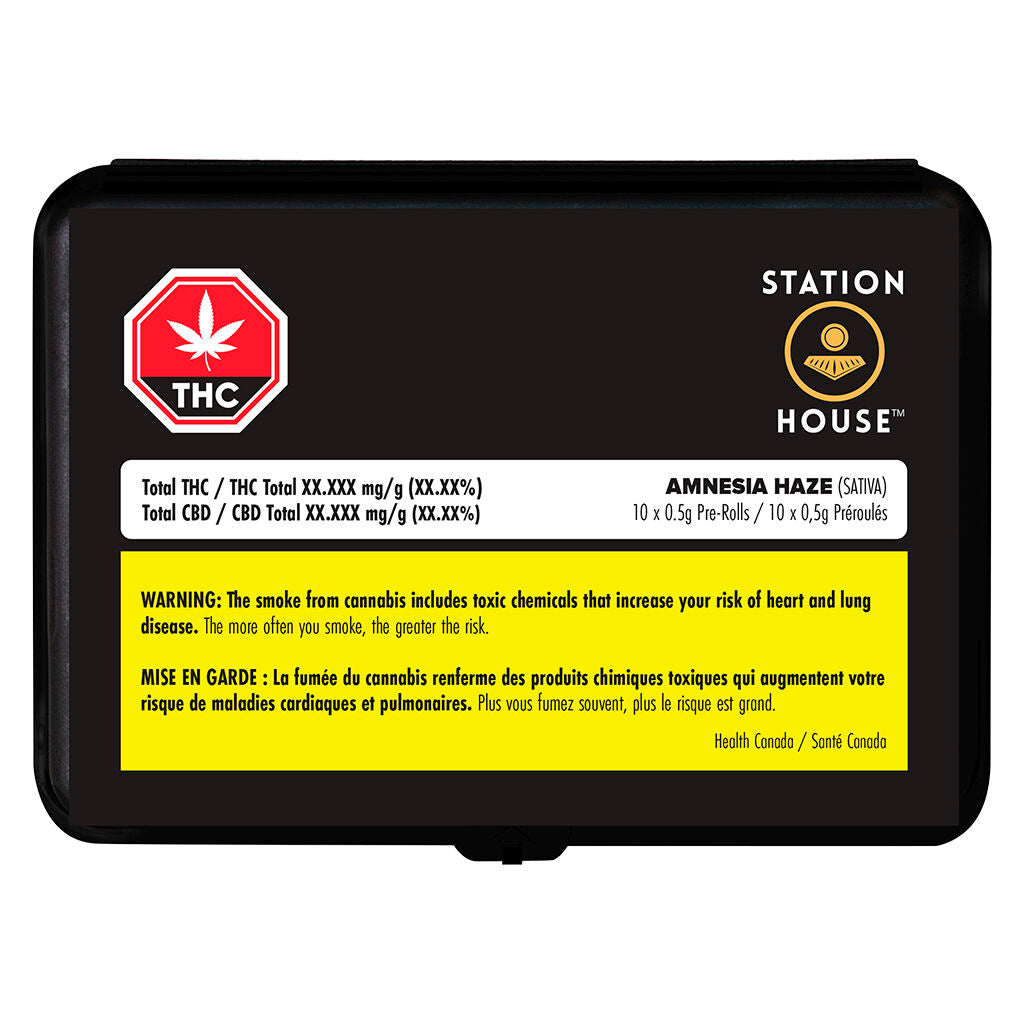 STATION HOUSE AMNESIA HAZE (S) PRE-ROLL 0.5G X 10