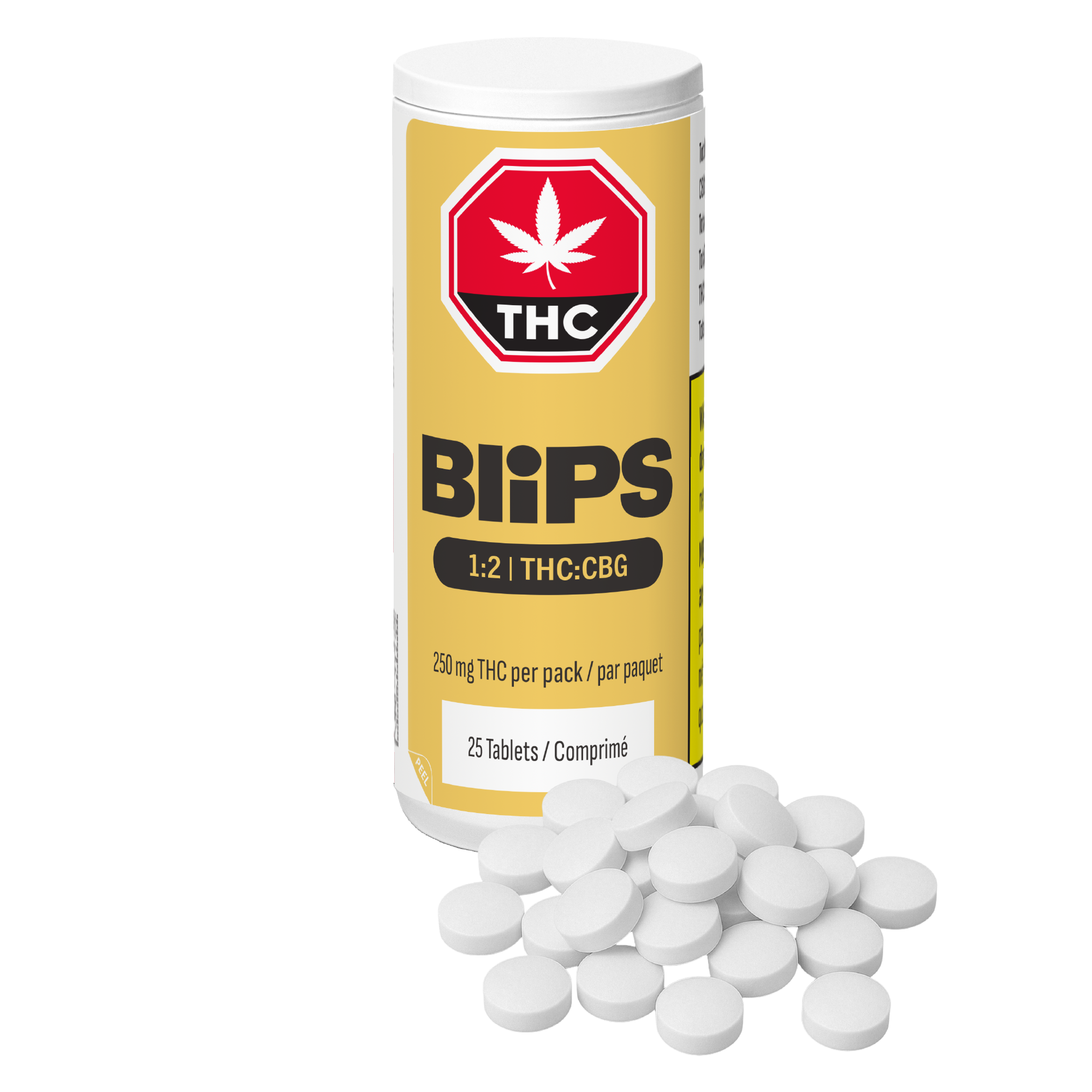 INDIVA BLIPS 1:2 THC:CBG (H) TABLETS - 10MG THC:20MG CBGX25