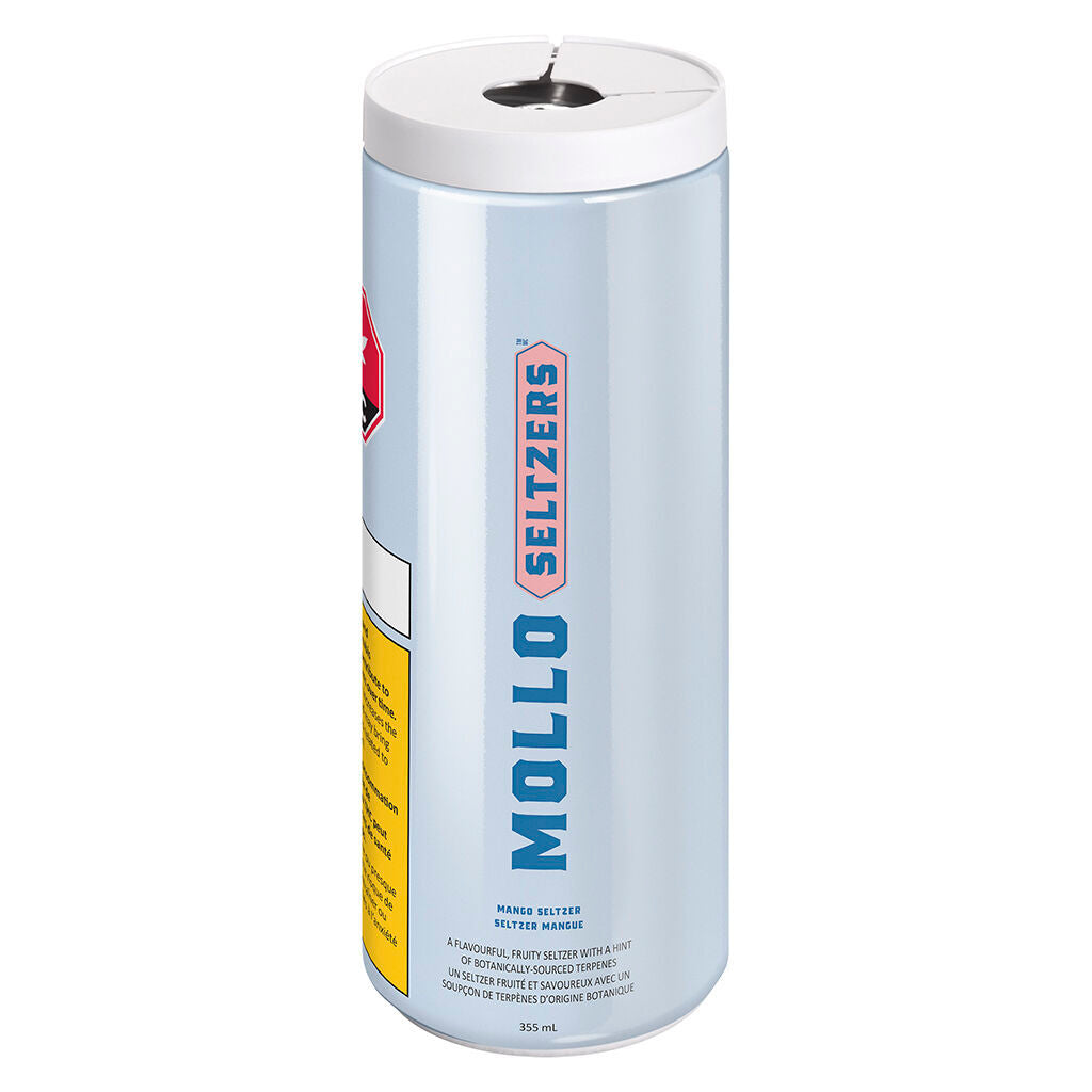MOLLO MANGO SELTZER (H) BEV - 10:20MG THC:CBG 355ML 4PK
