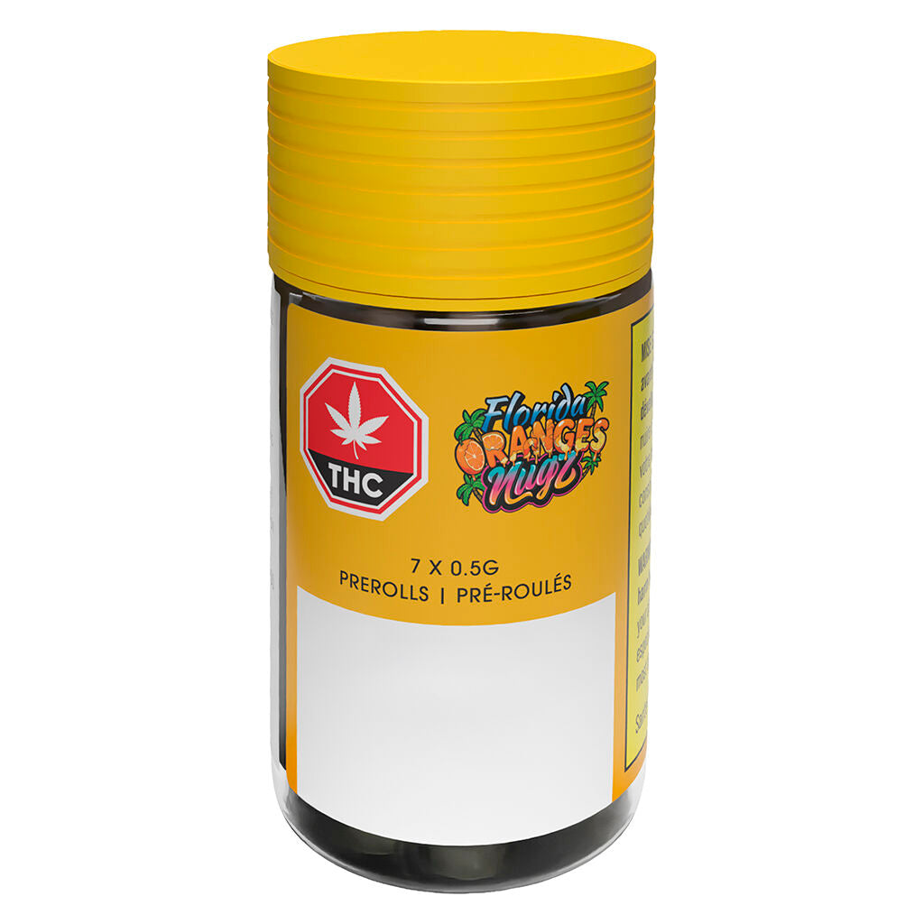 NUGZ FLORIDA ORANGES (H) PRE-ROLL 0.5G X 7