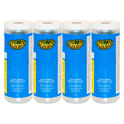 XMG ATOMIC SOUR BL RAZZ LMND (H) BEV 10MG THC:CBG 355ML 4PK