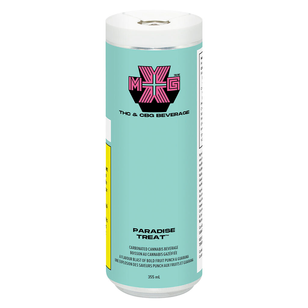 XMG ATOMIC SOURS FOGGY PEACHS (H) BEV 10MG THC:CBG 355ML 4PK