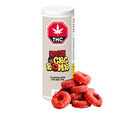 NO FUTURE CLUSTER BOMB RED ONE (H) CHEW - 100MG CBG X 10PC