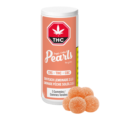 PEARLS BY GRON SUNPCH LNMD (H) CHEW 2:2:4MG THC:CBC:CBG X 5