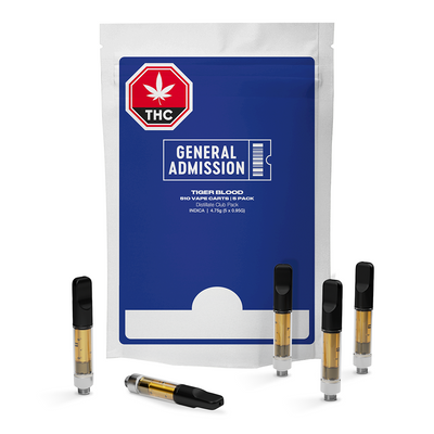 GENERAL ADMISSION TIGER BLOOD CLUB PACK (IND) 510 - 0.95G X5