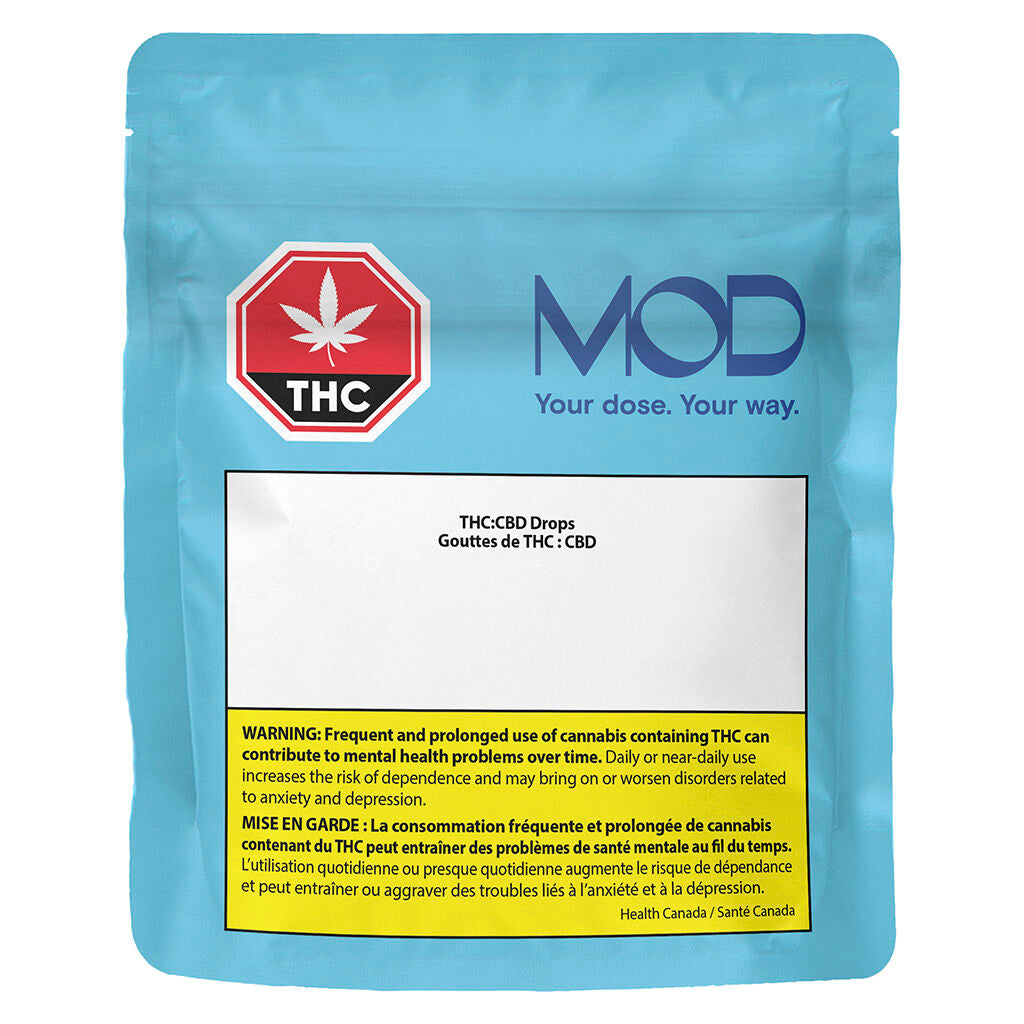 MOD THC:CBD DROPS (H) OIL - 30MG THC X 3ML