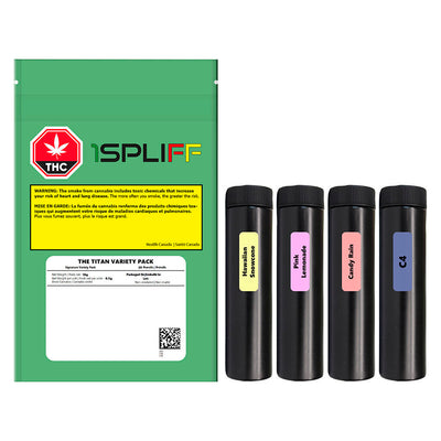 1 SPLIFF THE TITAN VARIETY PACK (H) PRE-ROLL 0.5G X 20