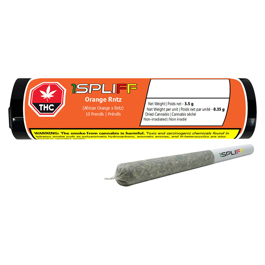 1 SPLIFF ORANGE RNTZ (S) PRE-ROLL 0.35G X 10