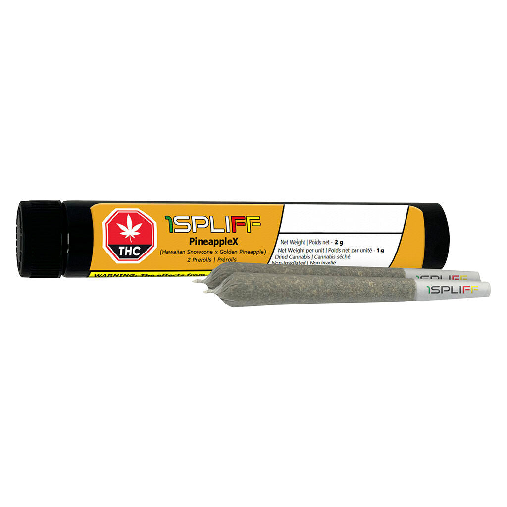1 SPLIFF PINEAPPLEX (S) PRE-ROLL 1G X 2