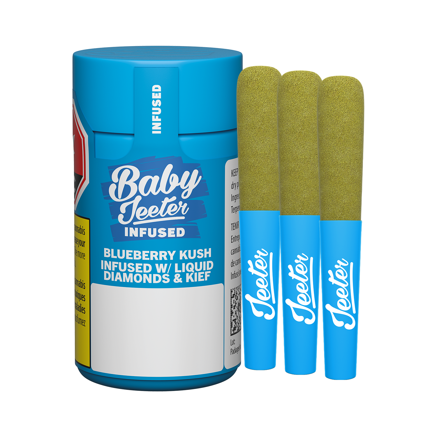 JEETER BABY JEETER BLUEBERRY KUSH (IND) INF PRE-ROLL 0.5GX3