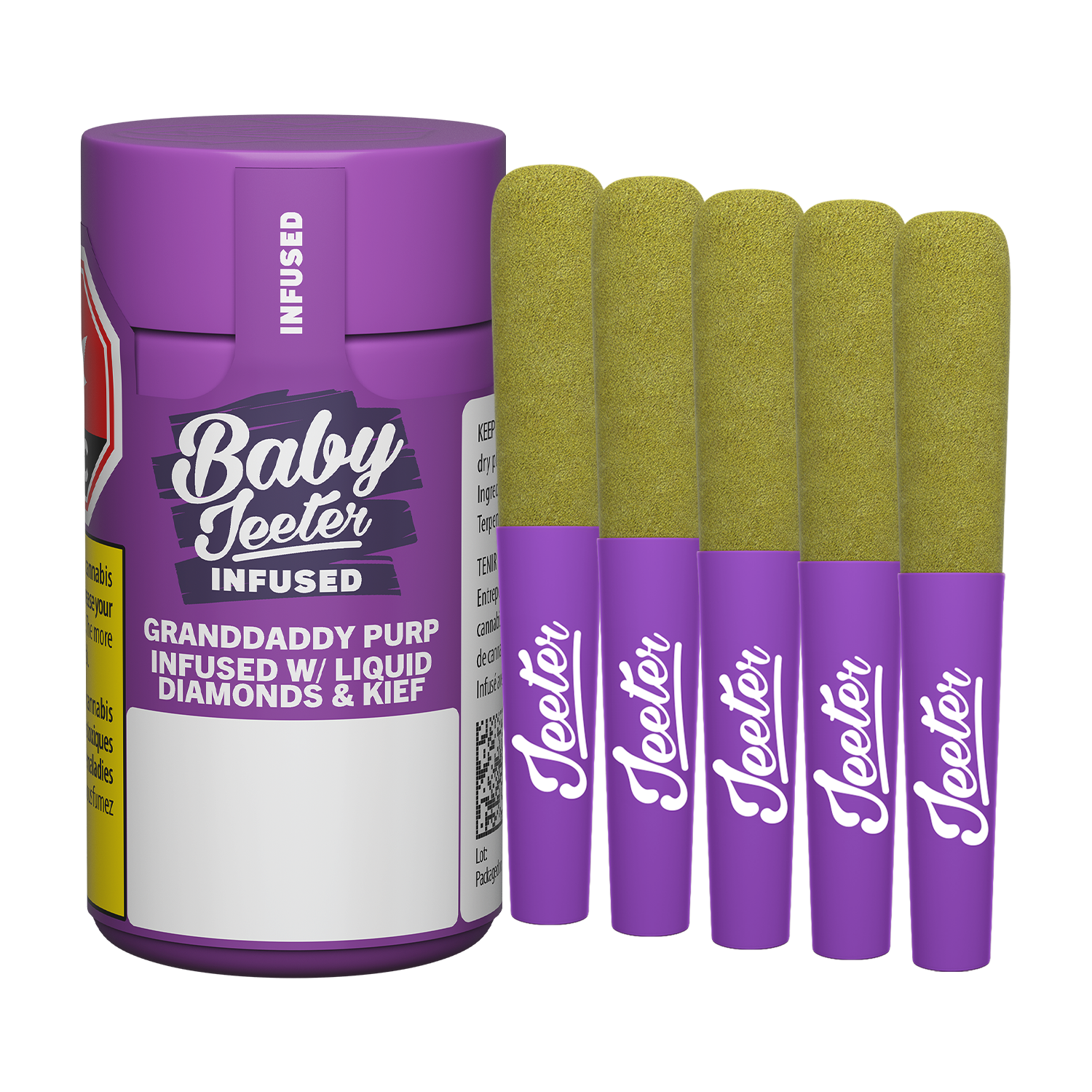 JEETER BABY JEETER GRND DADDY PURP (IND) INF PRE-ROLL 0.5GX5