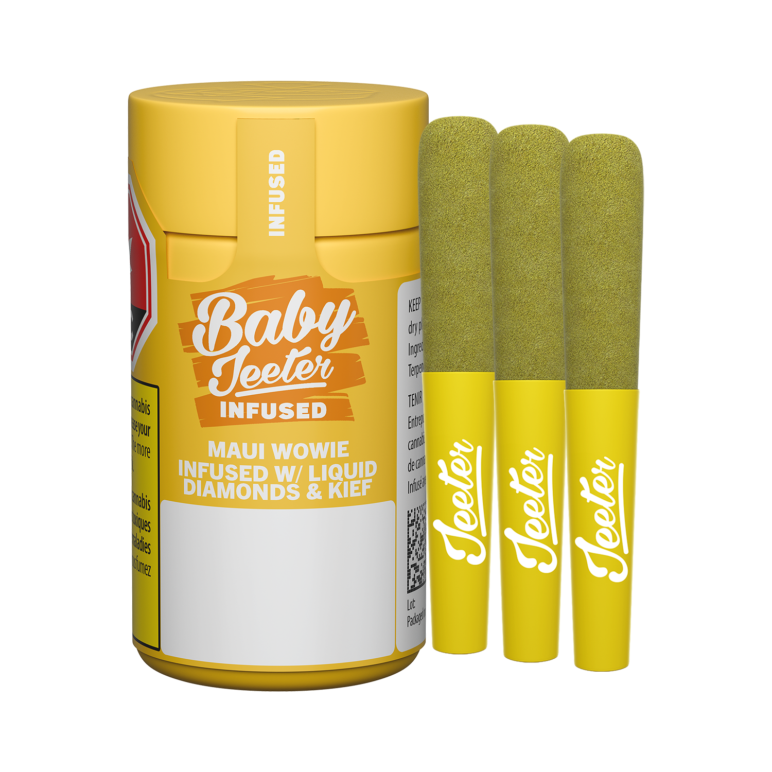 JEETER BABY JEETER MAUI WOWIE (S) INF PRE-ROLL - 0.5G X 3