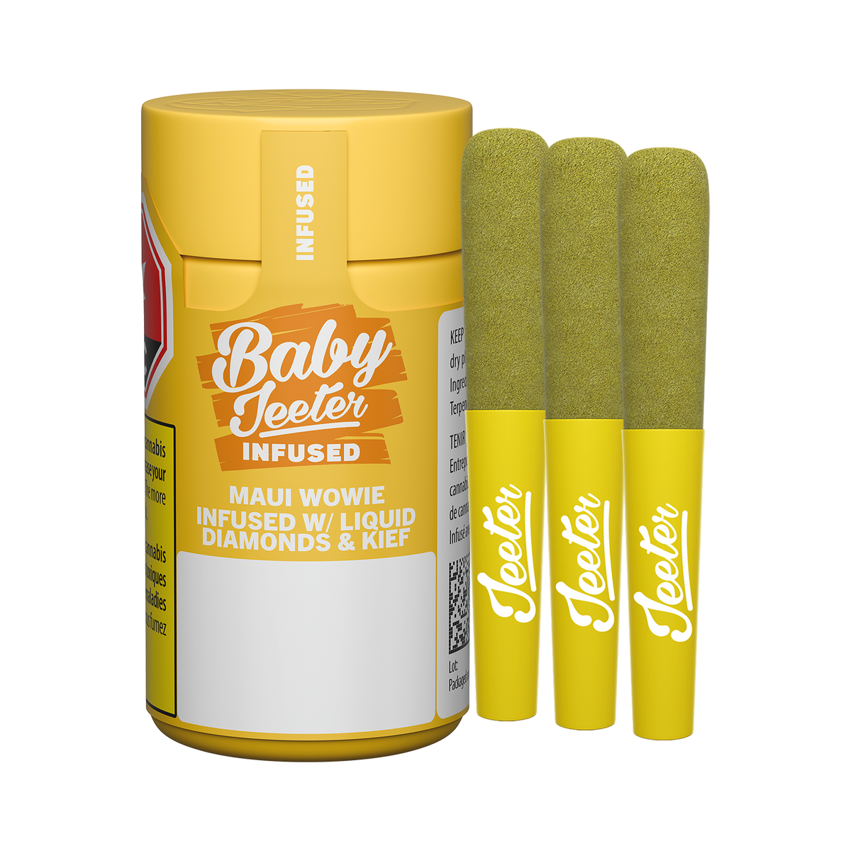 JEETER BABY JEETER MAUI WOWIE (S) INF PRE-ROLL - 0.5G X 3