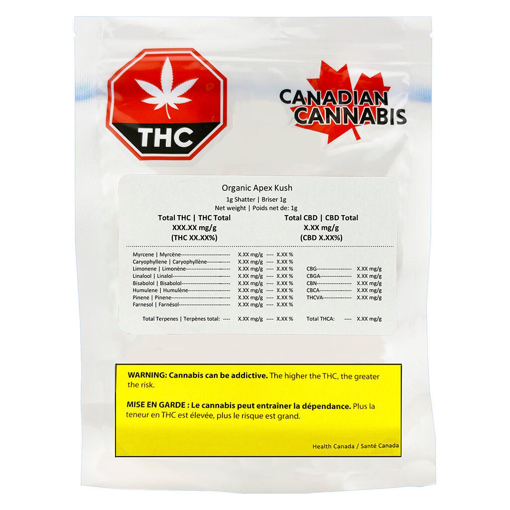 CANADIAN CANNABIS ORGANIC APEX (IND) PRE-ROLL - 1G X 2