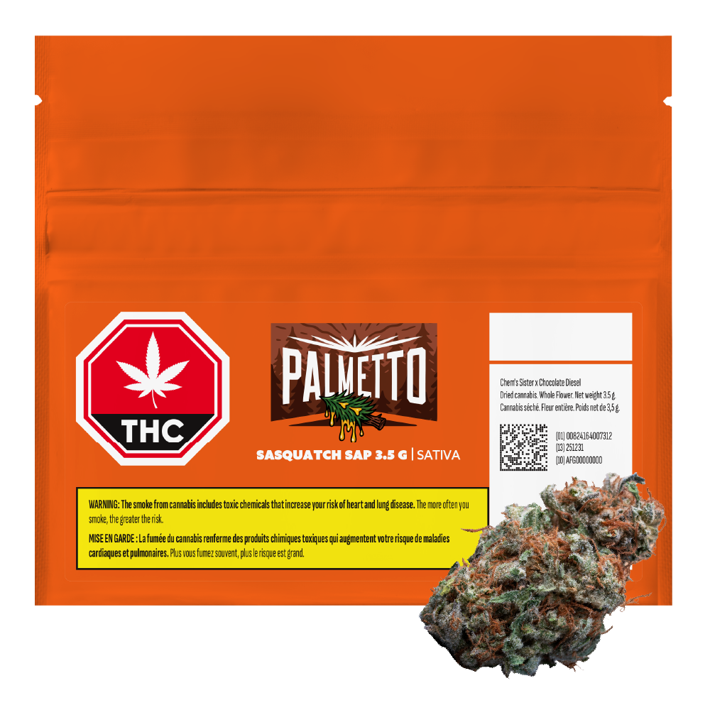 PALMETTO SASQUATCH SAP (S) DRIED - 3.5G