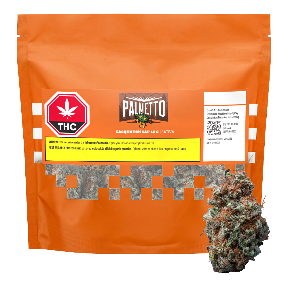 PALMETTO SASQUATCH SAP (S) DRIED - 14G