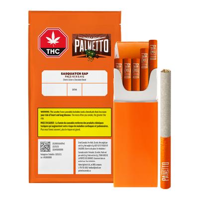 PALMETTO PALS SASQUATCH SAP (S) PRE-ROLL - 0.4G X 10
