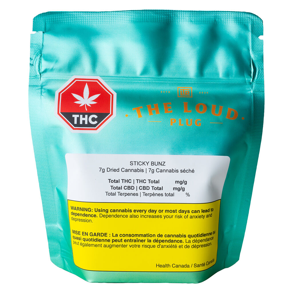 THE LOUD PLUG STICKY BUNS (IND) DRIED - 7G