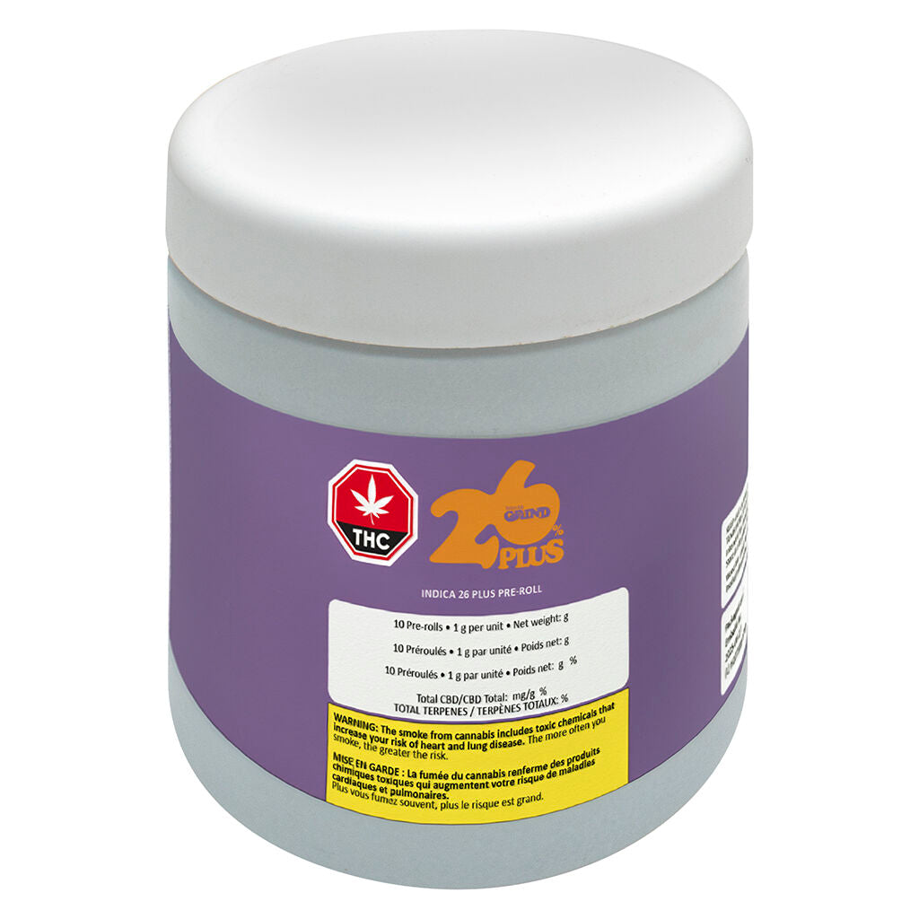WEED ME GRIND INDICA 30 PLUS (IND) PRE-ROLL - 1G X 10