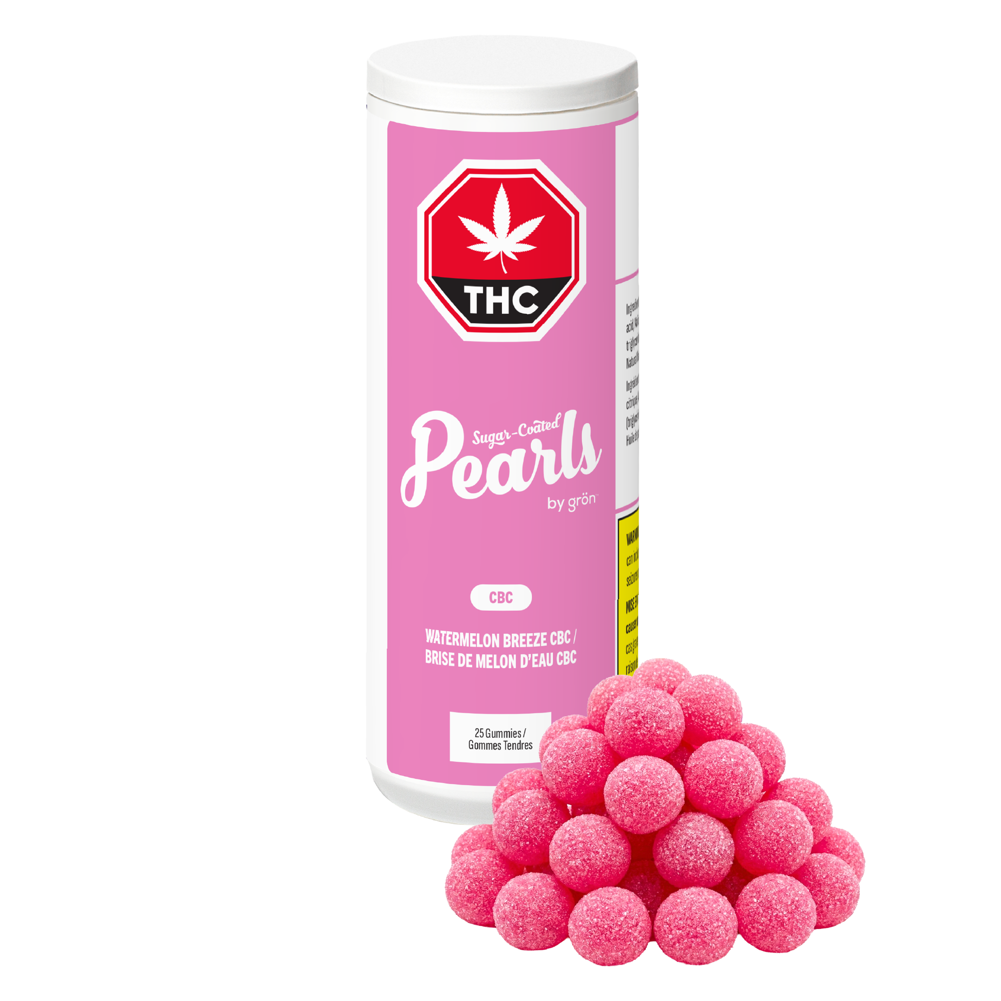 PEARLS BY GRON WATERMLON BREEZE CBC (H) CHEW - 10MG CBC X 25