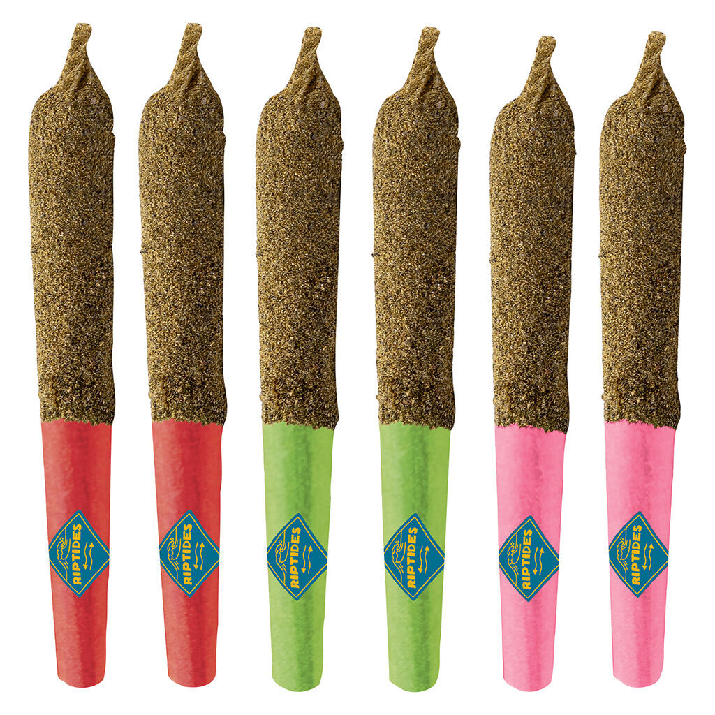 RIPTIDES CATEGORY 6 COMBO PACK (H) INF PRE-ROLL -  0.4G X 6