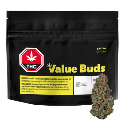 VALUE BUDS SATIVA (S) DRIED - 28G
