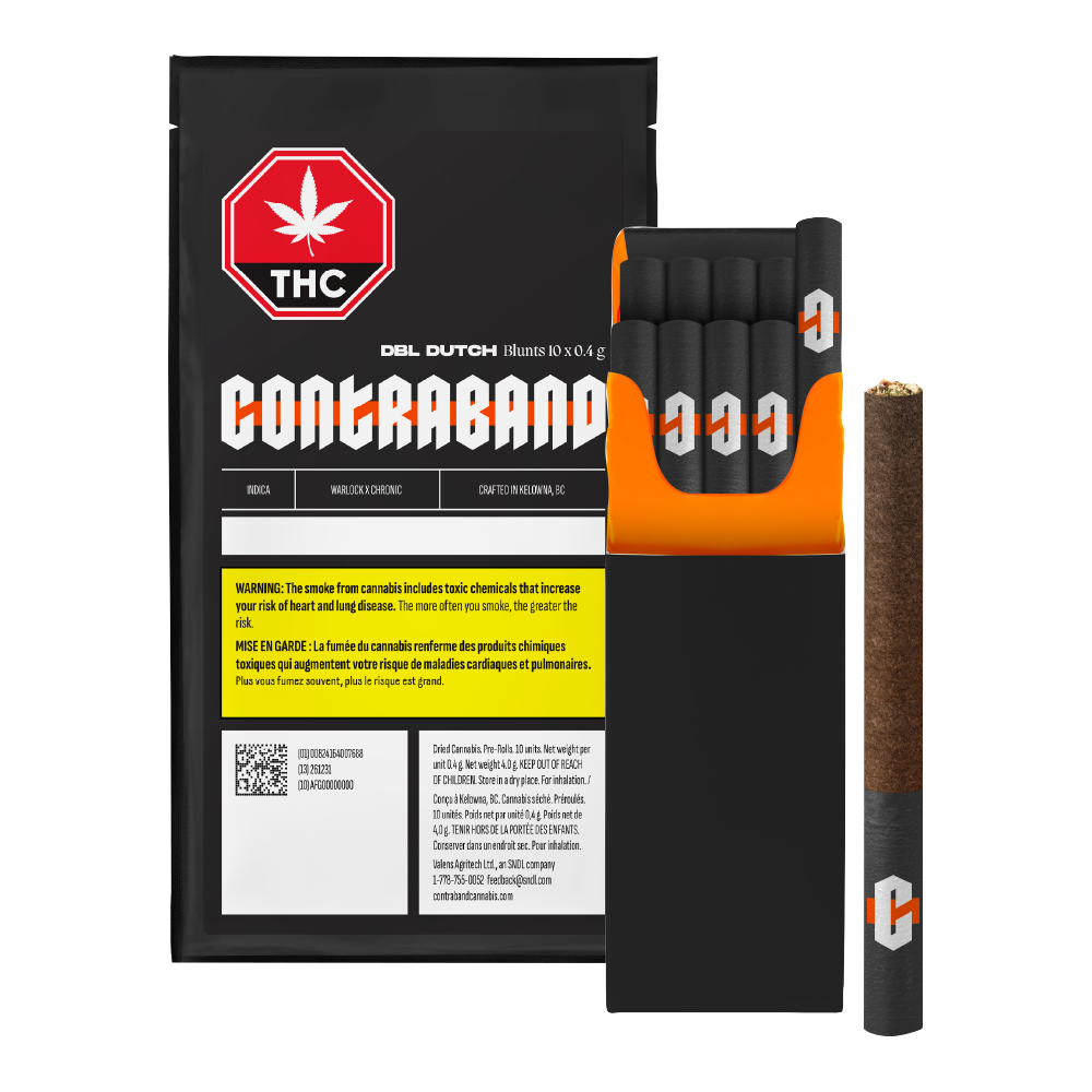 CONTRABAND DBL DUTCH (IND) PRE-ROLL - 0.4G X 10