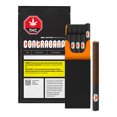 CONTRABAND DBL DUTCH BLUNT (IND) PRE-ROLL - 0.4G X 10