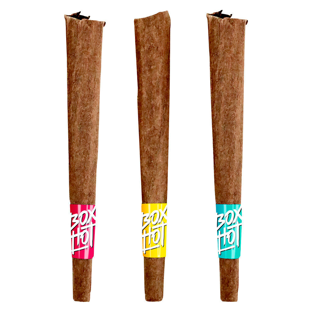 BOXHOT FATTIES VOL 2 VARIETY PK BLUNT (H) INF PRE-ROLL 1G X3