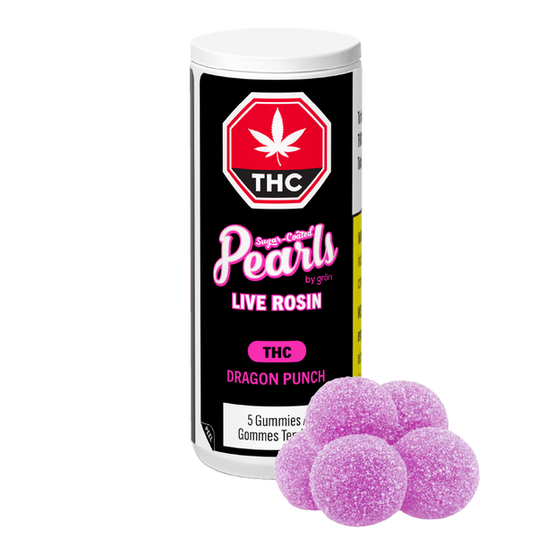 PEARLS BY GRON DRAGON PUNCH LIVE ROSIN (H) CHEW - 2MG THC X5