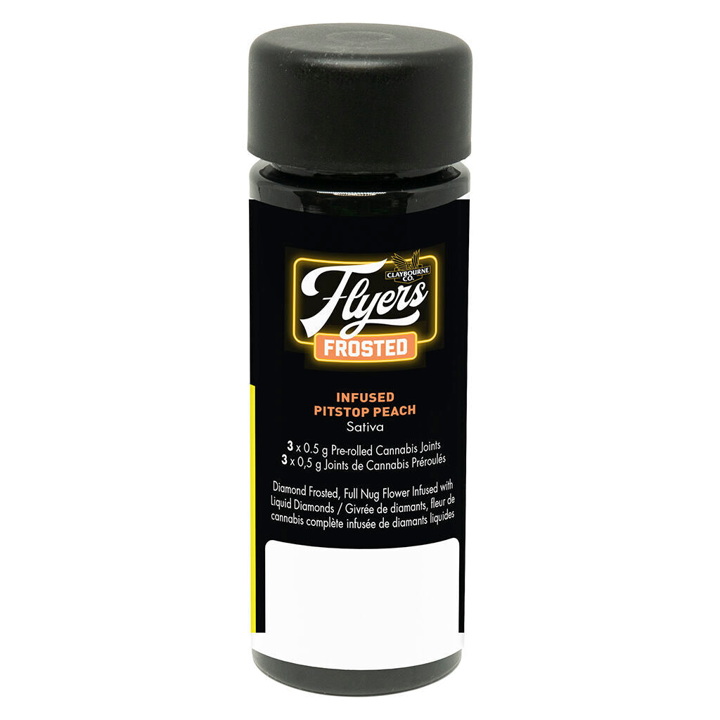 CLAYBOURNE FLYERS FROSTD PITSTOP PCH (H) INF PRE-ROLL 0.5GX3