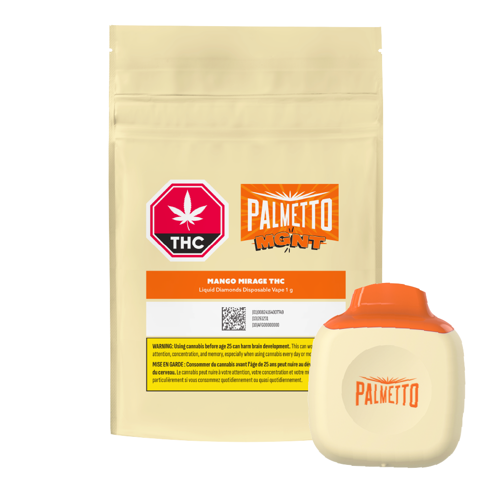PALMETTO MGNT MANGO MIRAGE THC DIAMONDS (S) PEN - 1G