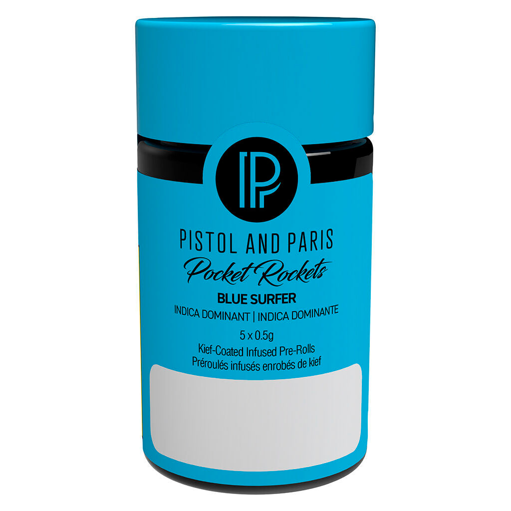 PISTOL AND PARIS PCKT RKT BLUE SRF (IND) INF PRE-ROLL 0.5GX5