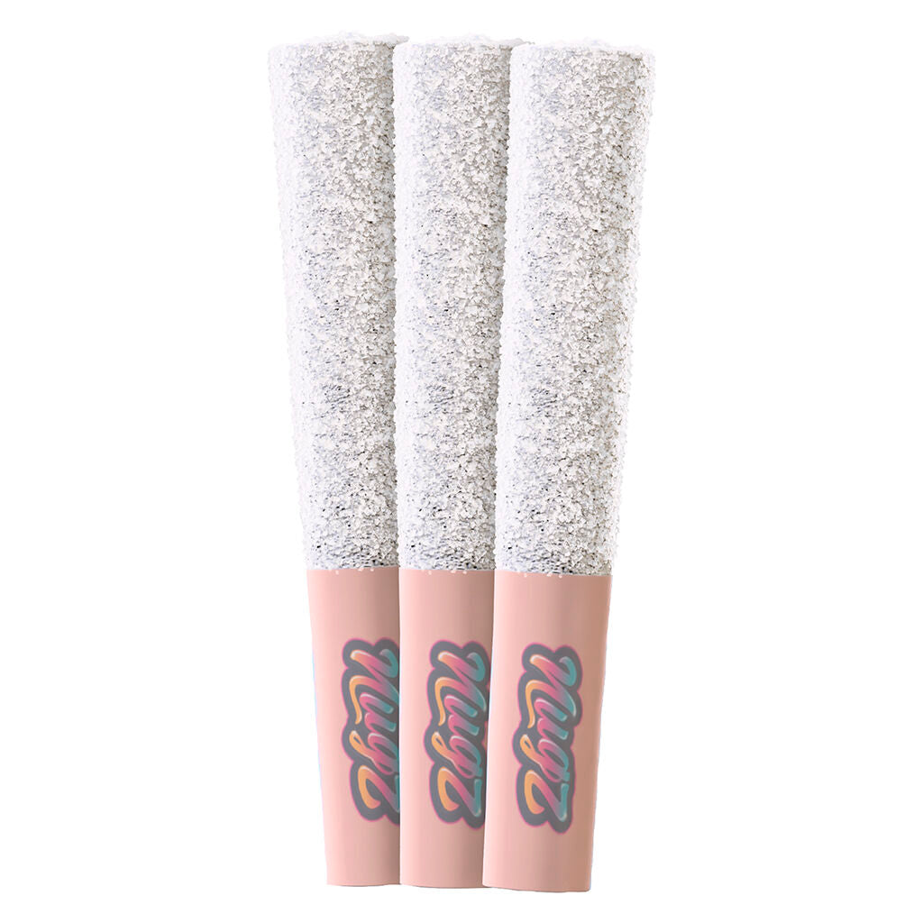 NUGZ FLAVOUR BOMB 50 ATOMIC PEACH (H) INF PRE-ROLL - 0.5G X3