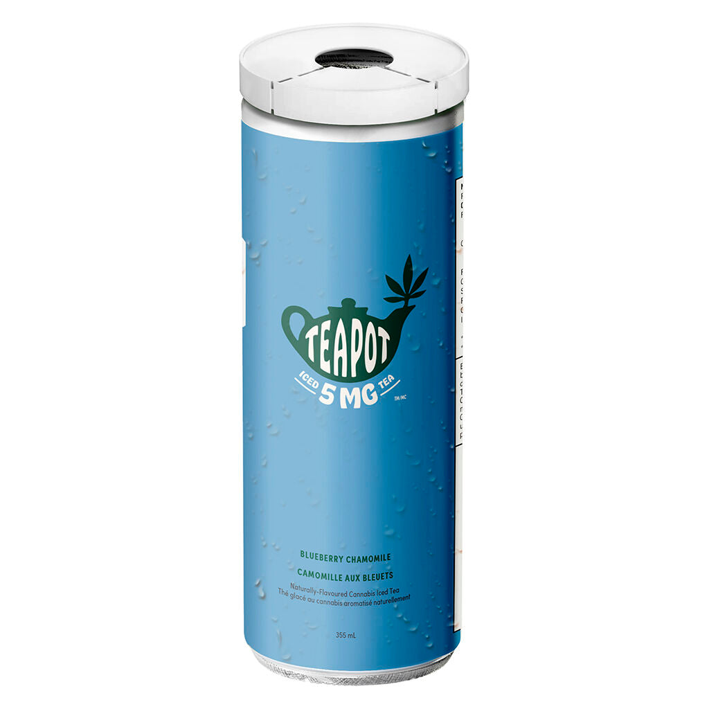 TEAPOT BLUEBERRY CHAMOMILE TEA ROS (H) BEV - 10MG THC X355ML