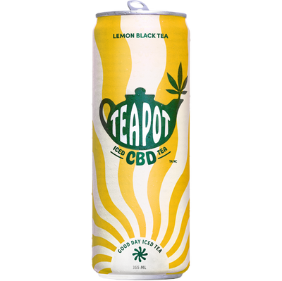 TEAPOT LEMON BLACK TEA CBD (S) BEV - 20MG CBD X 355ML
