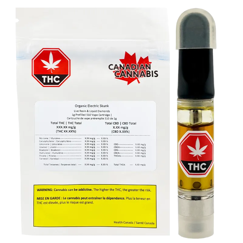 CANADIAN CANNABIS ORGANIC ELECTRIC SKUNK (S) 510 - 1G