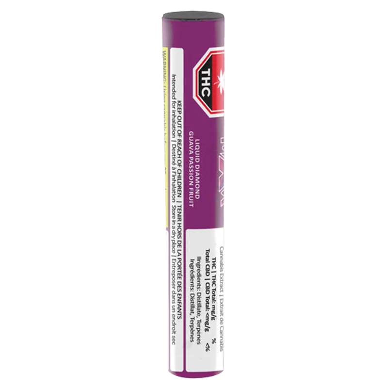 WEED ME MAX GUAVA PASSIONFRUIT LIQUID DIAMOND (IND) 510 - 1G