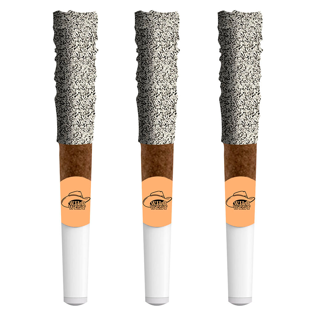WILD WEST PEACH PONY DIAMOND DIPPED (H) BLUNT - 0.5G X 3