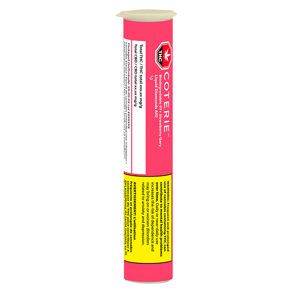 COTERIE STRAWBERRY GARY LIQUID DIAMOND (S) PEN - 1G