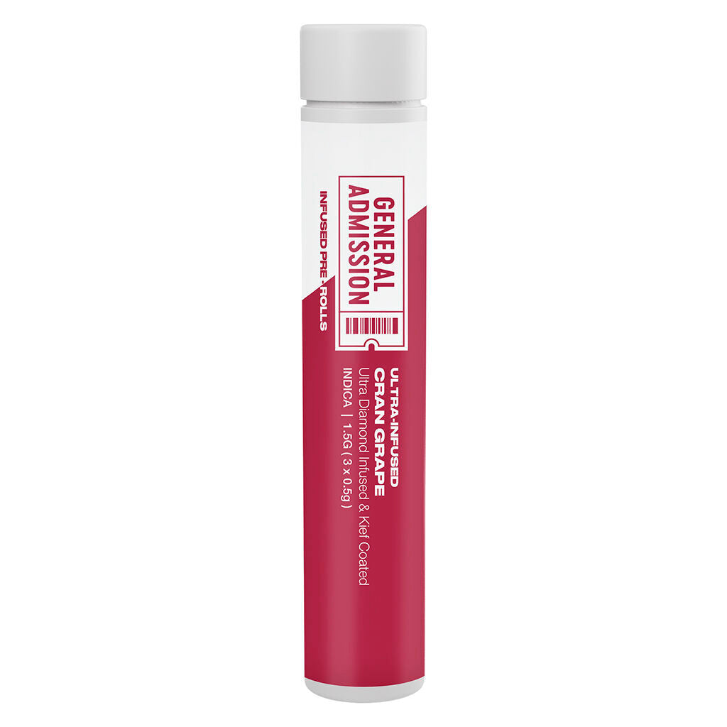 GENERAL ADMISSION CRAN GRAPE DMND (IND) INF PRE-ROLL 0.5GX3