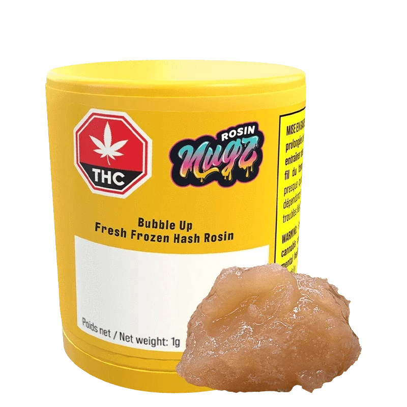 NUGZ FRESH FROZEN BUBBLE UP (IND) HASH ROSIN - 1G