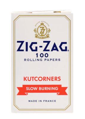 ZIG ZAG WHITE KUTCORNERS SLOW BURNING 1 1/2"