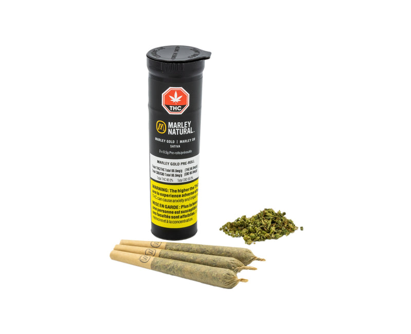 MARLEY NATURAL GOLD (S) PRE-ROLL - 0.5G X 3