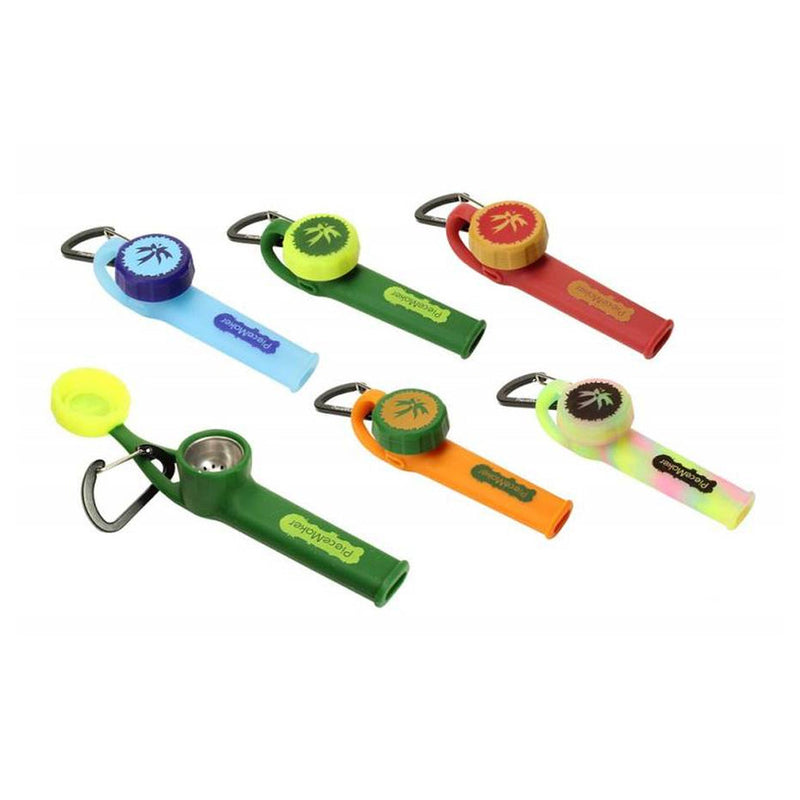 PIECEMAKER KARMA GO! SILICONE PIPE W/ CARABINER