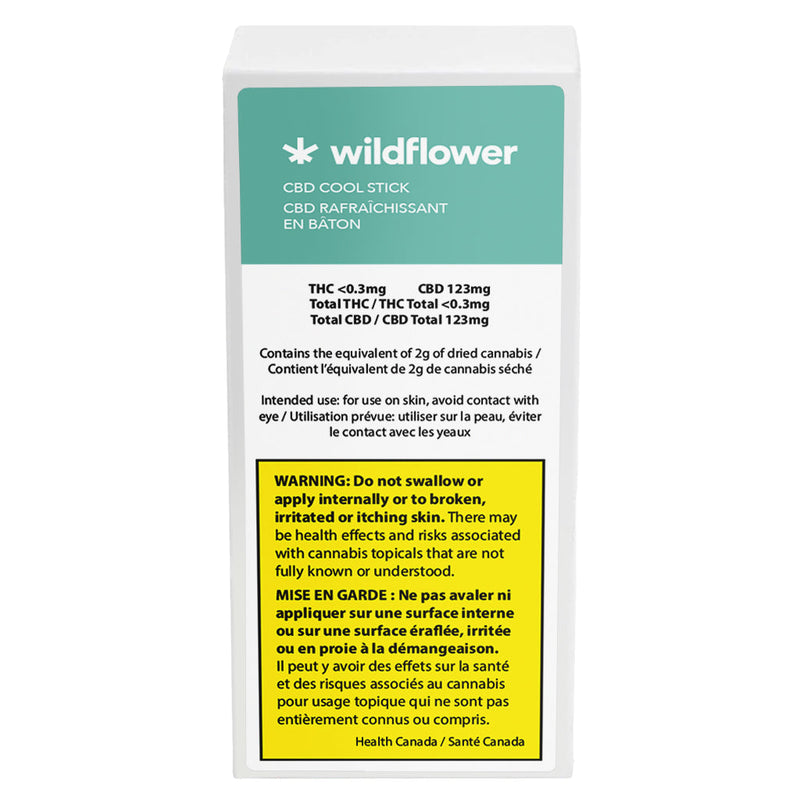 WILDFLOWER CBD COOL STICK (H) LOTION - 123MG